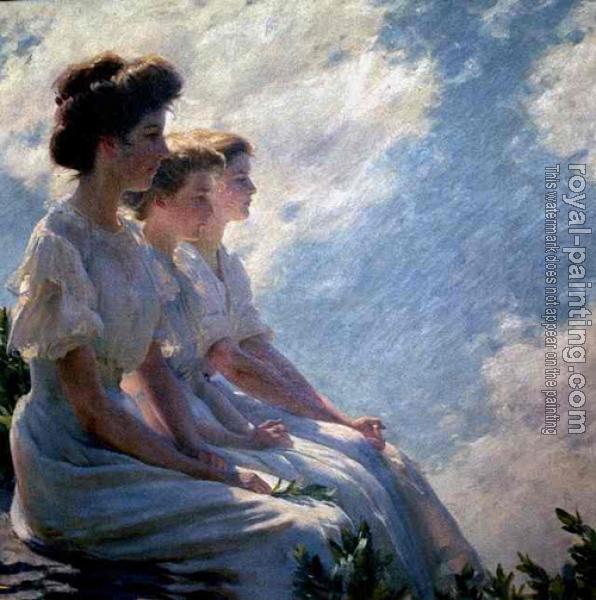Charles Courtney Curran : On the Heights